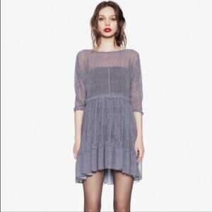 Camilla & Marc Kingston Mosaic Print Blue Dress Size 2